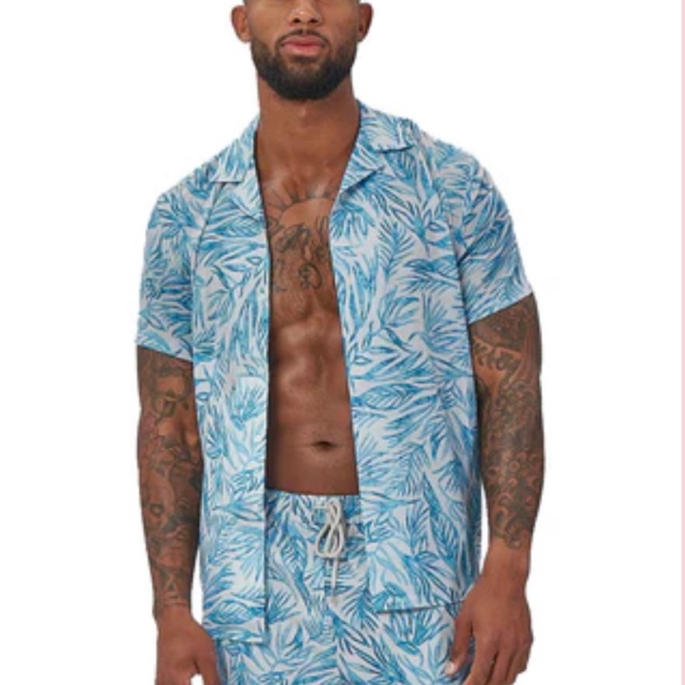 Nwt leaf men swim shirt only